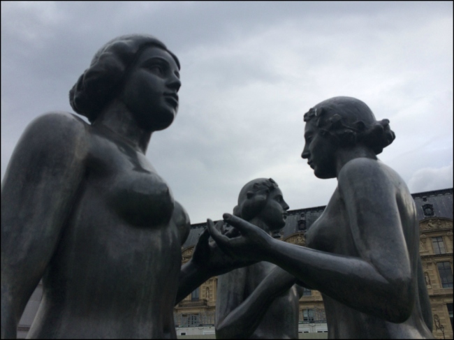 Les Trois Grâces at the Jardin des Tuileries (Photograph: Theadora Brack)